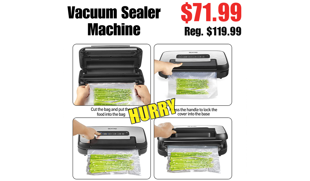 Vacuum Sealer Machine Only $71.99 Shipped on Amazon (Regularly $119.99)