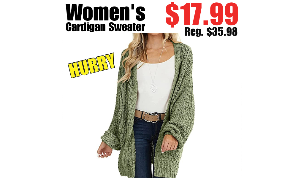 Women's Cardigan Sweater Only $17.99 Shipped on Amazon (Regularly $35.98)