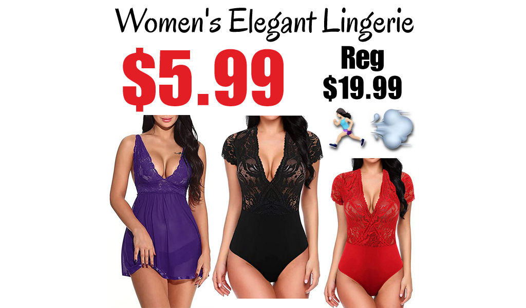 Women's Elegant Lingerie Only $5.99 Shipped on Amazon (Regularly $19.99)