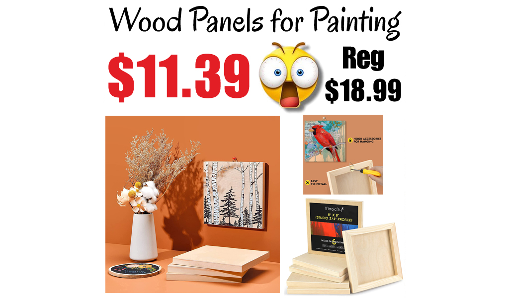 Wood Panels for Painting Only $11.39 Shipped on Amazon (Regularly $18.99)
