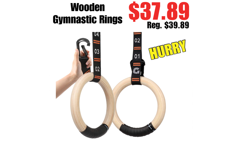 Wooden Gymnastic Rings Only $37.89 Shipped on Amazon (Regularly $39.89)