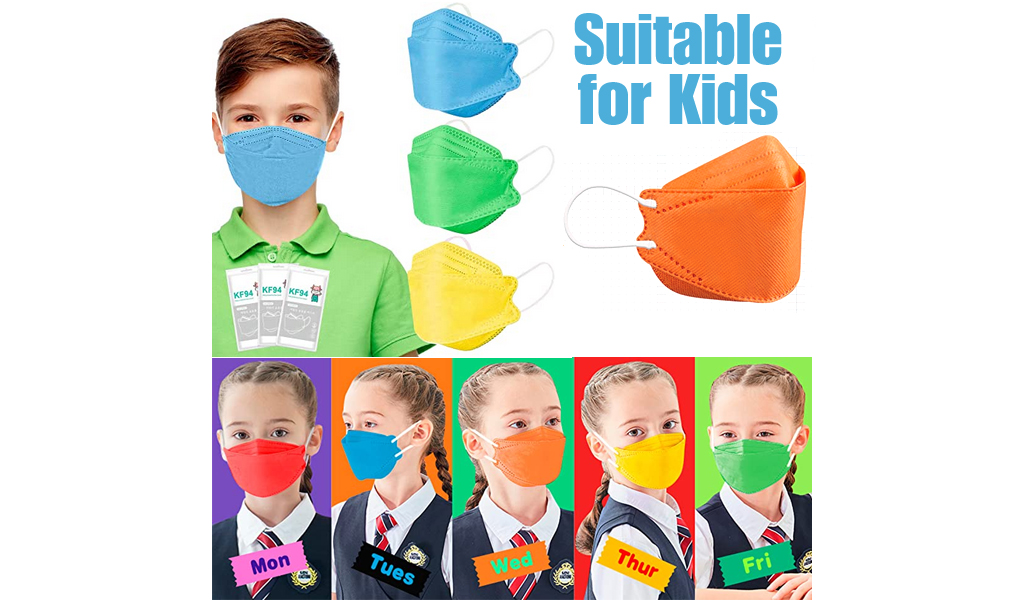 4 Layer Face Mask For Kids - 4 PCS Only $19.97 Shipped on Amazon