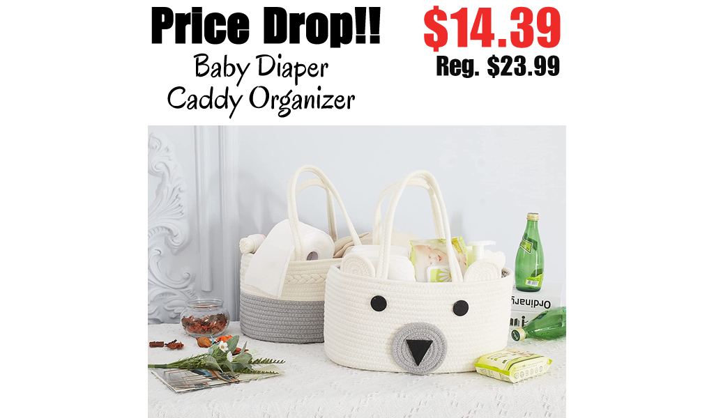 Baby Diaper Caddy Organizer $14.39 Shipped on Amazon (Regularly $23.99)