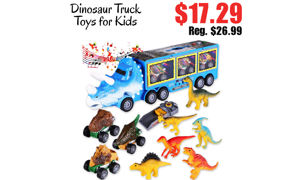 Dinosaur Truck Toys for Kids Only $17.29 Shipped on Amazon (Regularly $26.99)