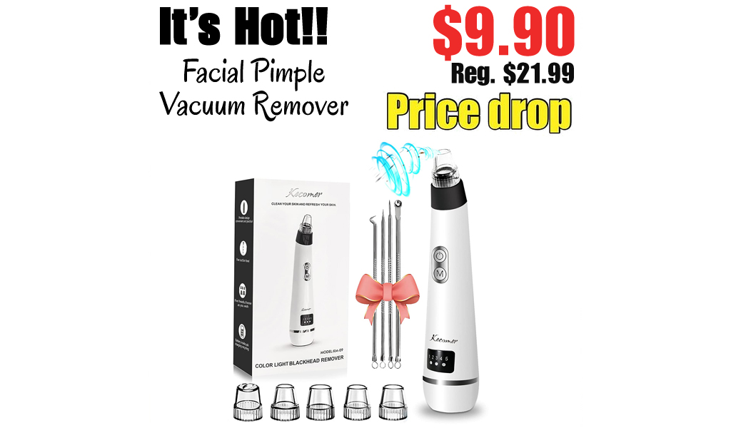 Facial Pimple Vacuum Remover Only $9.90 Shipped on Amazon (Regularly $21.99)