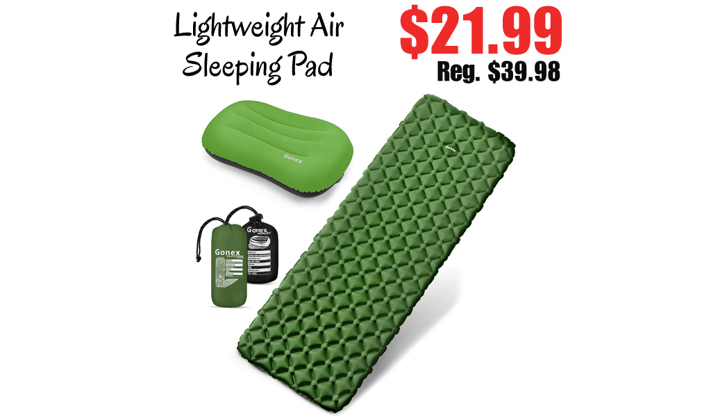 Lightweight Air Sleeping Pad Only $21.99 Shipped on Amazon (Regularly $39.98)