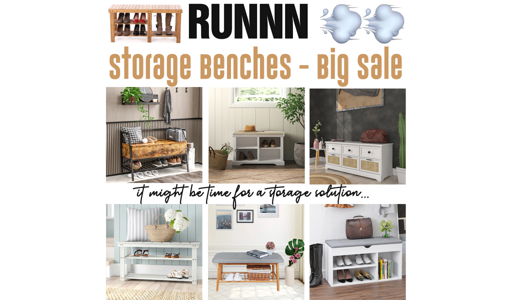 Storage Benches for Less on Wayfair - Big Sale