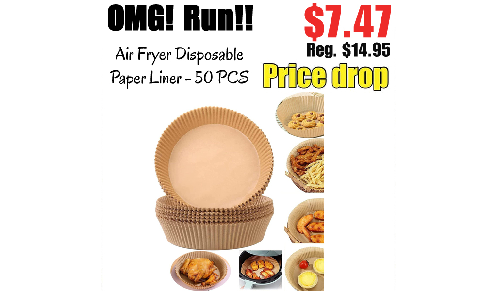 Air Fryer Disposable Paper Liner - 50 PCS Only $7.47 Shipped on Amazon (Regularly $14.95)