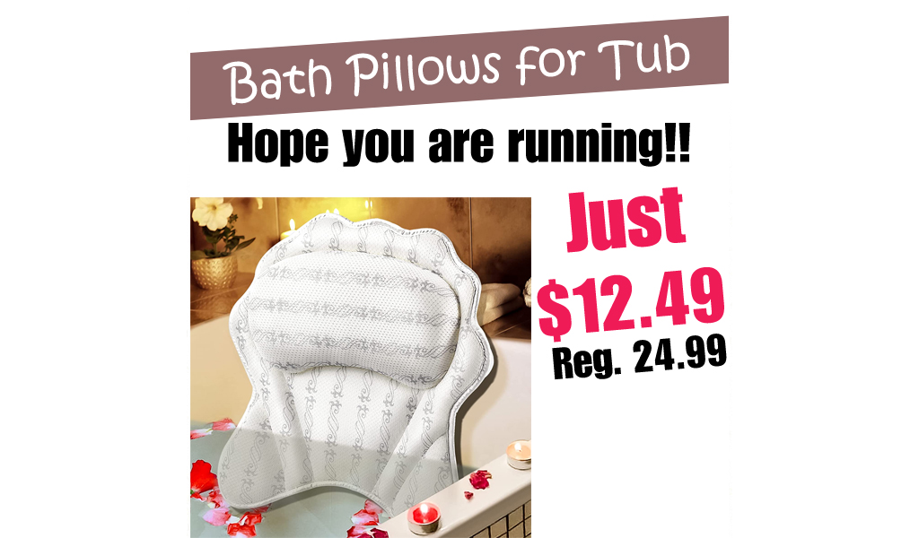 Bath Pillows for Tub Only $12.49 Shipped on Amazon (Regularly $24.99)