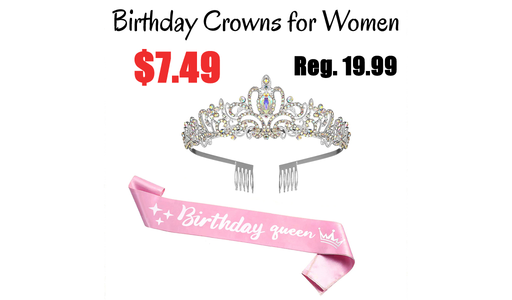 Birthday Crowns for Women Only $7.49 Shipped on Amazon (Regularly $19.99)