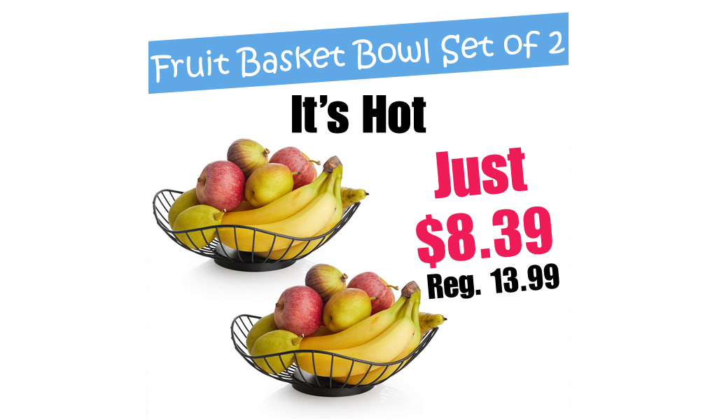 Fruit Basket Bowl Set of 2 Only $8.39 Shipped on Amazon (Regularly $13.99)