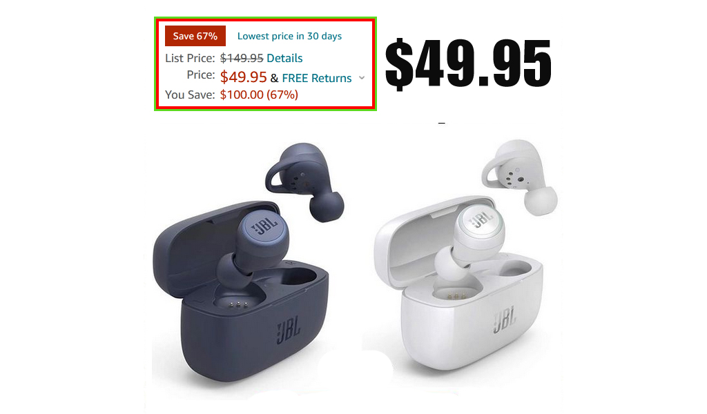 JBL Wireless Headphone Only $49.95 Shipped on Amazon (Regularly $149.95)
