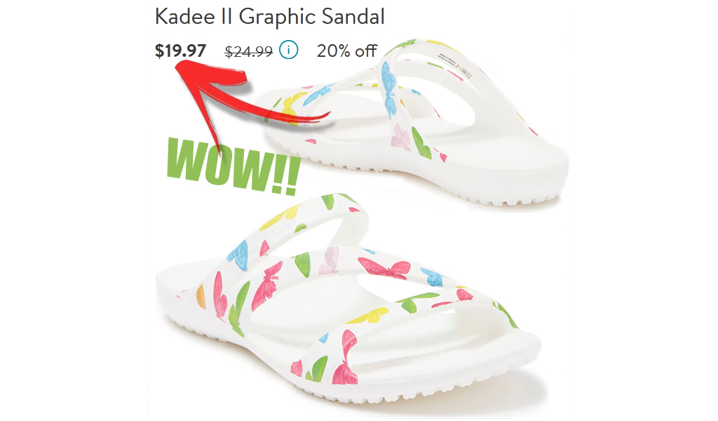 Kadee II Graphic Sandal Only $19.97 Shipped on Nordstrom Rack (Regularly $24.99)