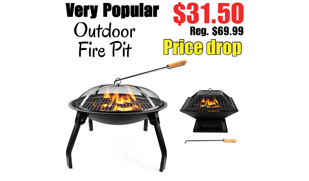 Outdoor Fire Pit Only $31.50 Shipped on Amazon (Regularly $69.99)