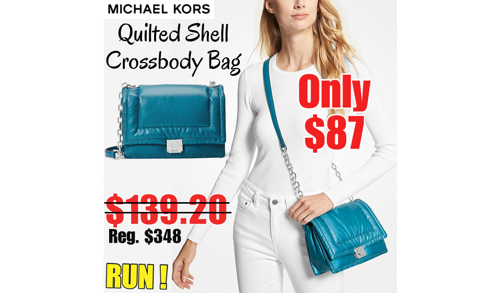 Rory Medium Quilted Shell Crossbody Bag Only $87 on MichaelKors.com (Regularly $348)