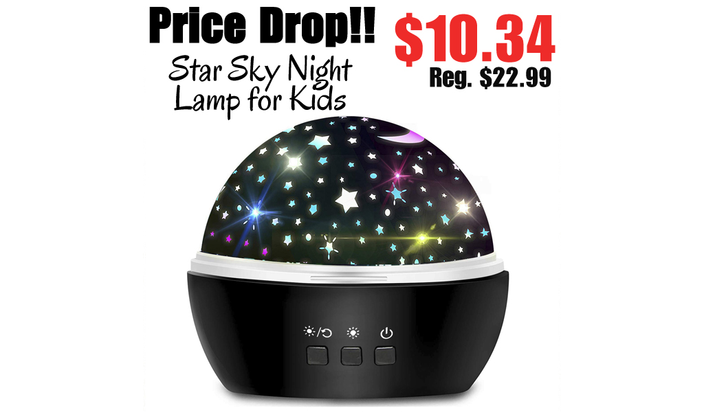 Star Sky Night Lamp for Kids Only $10.34 Shipped on Amazon (Regularly $22.99)