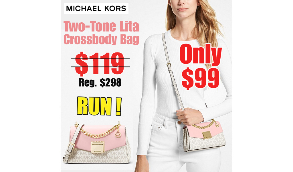 Two-Tone Lita Crossbody Bag Only $99.00 on MichaelKors.com (Regularly $298)