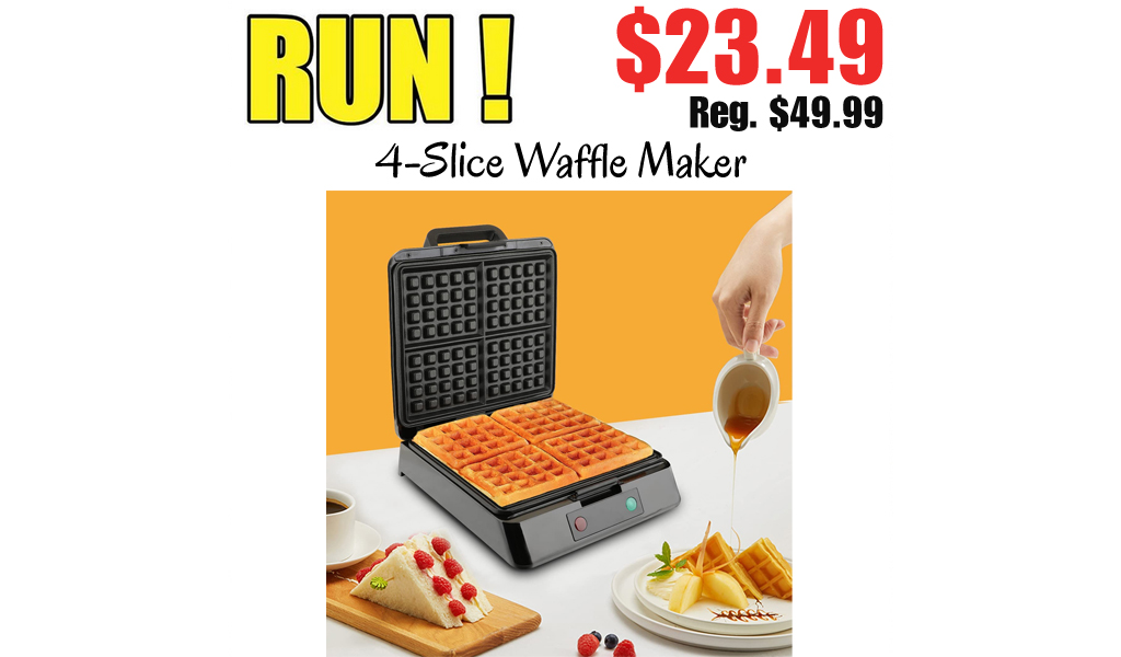 4-Slice Waffle Maker Only $23.49 Shipped on Amazon (Regularly $49.99)