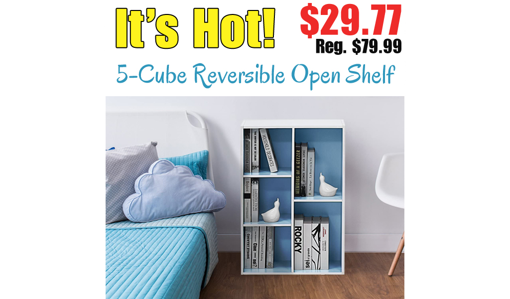 5-Cube Reversible Open Shelf Only $29.77 Shipped on Amazon (Regularly $79.99)