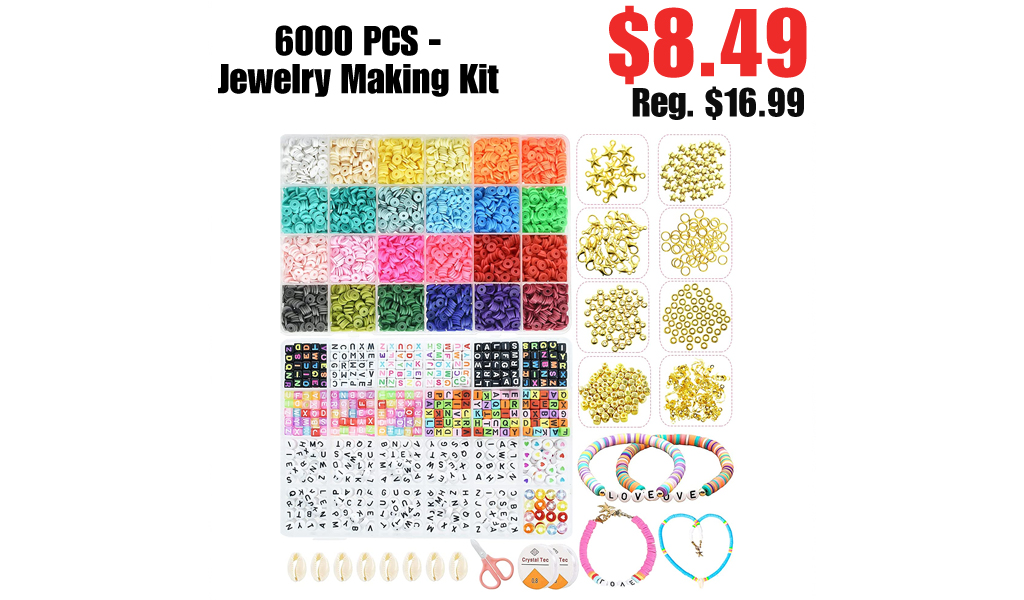 6000 PCS - Jewelry Making Kit Only $8.49 Shipped on Amazon (Regularly $16.99)