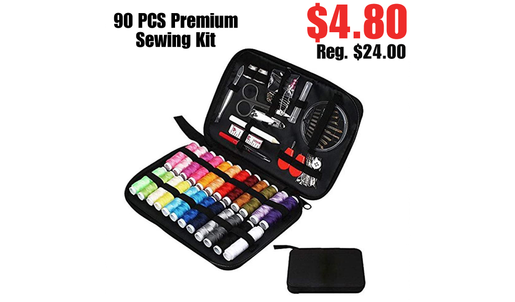 90 PCS Premium Sewing Kit Only $4.80 Shipped on Amazon (Regularly $24)