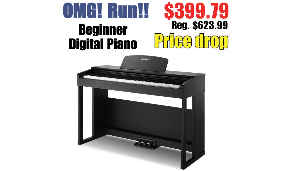 Beginner Digital Piano Only $399.79 Shipped on Amazon (Regularly $623.99)