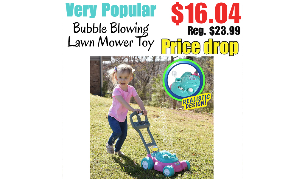 Bubble Blowing Lawn Mower Toy Only $16.04 Shipped on Amazon (Regularly $23.99)