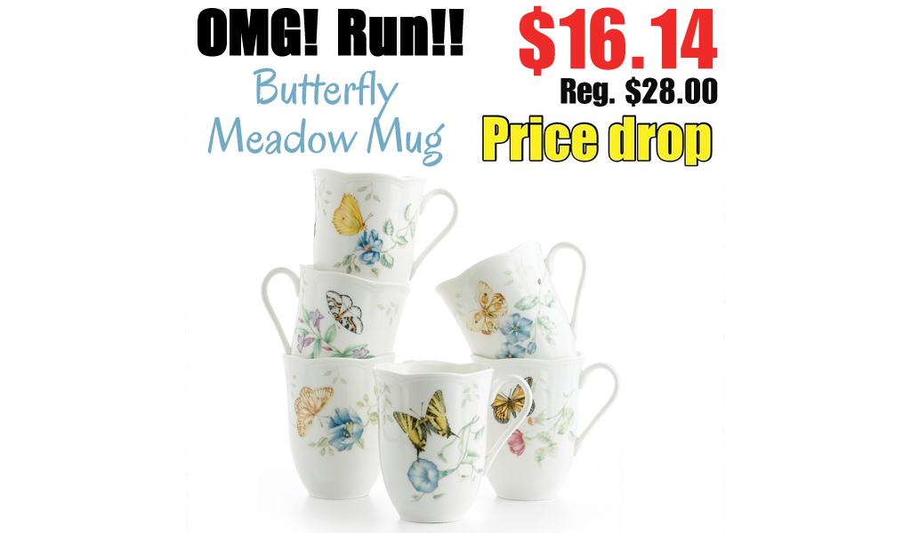 Butterfly Meadow Mug Only $16.14 on Macys.com (Regularly $28)