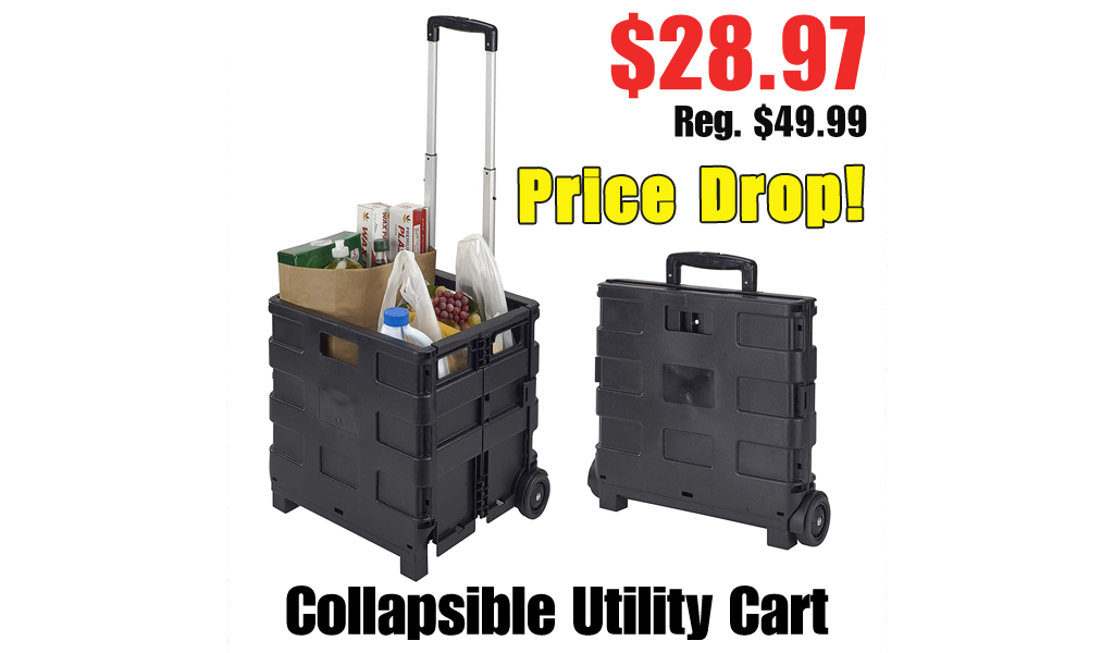 Collapsible Utility Cart Only $28.97 Shipped on Amazon (Regularly $49.99)
