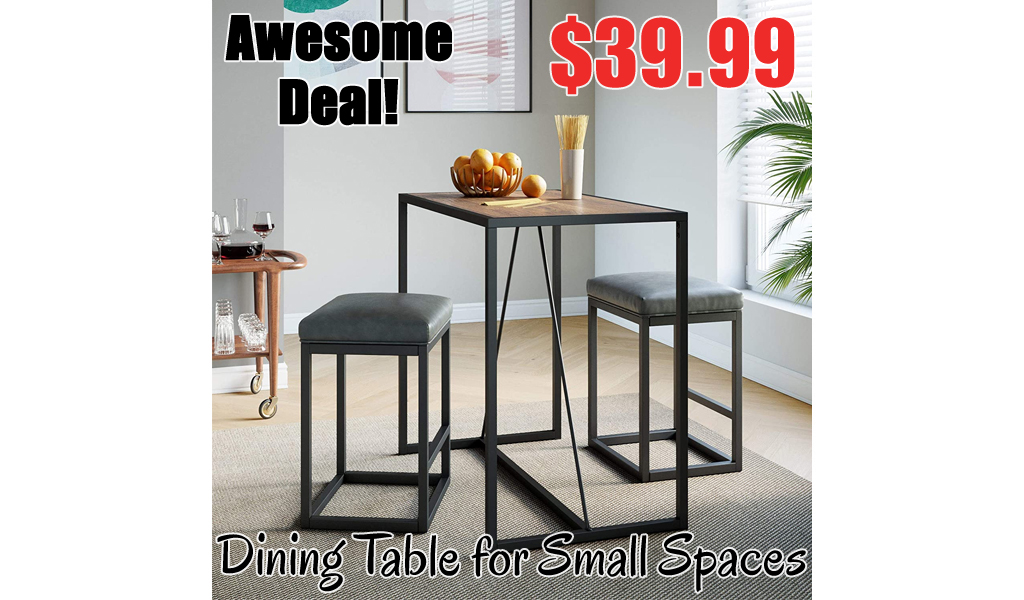 Dining Table for Small Spaces Only $39.99 Shipped on Amazon