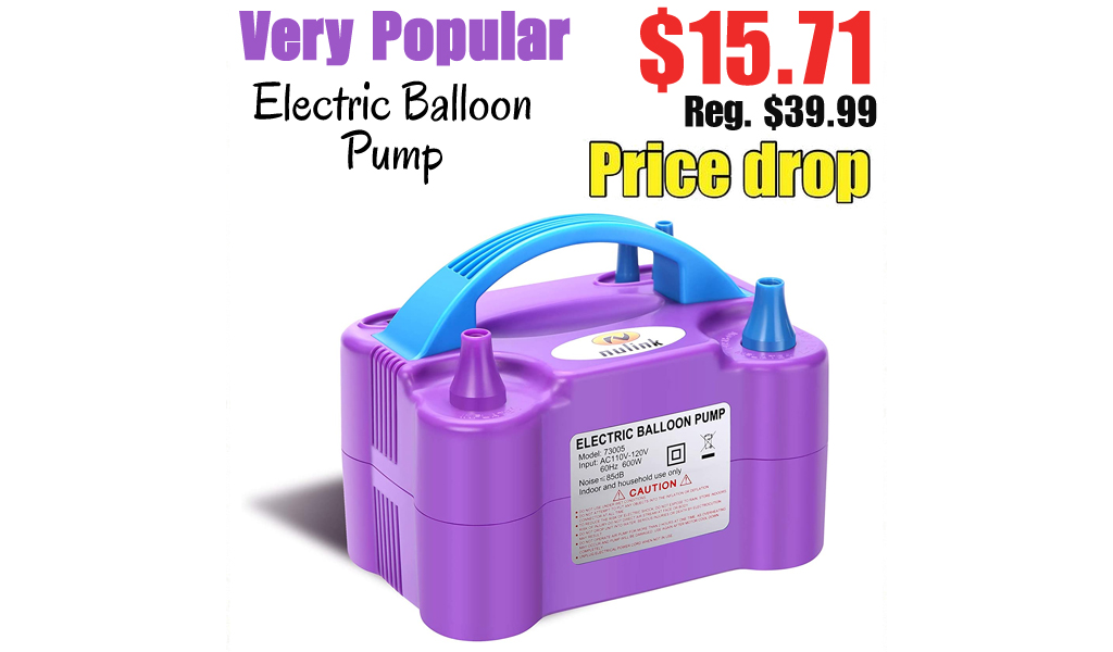Electric Balloon Pump Only $15.71 Shipped on Amazon (Regularly $39.99)