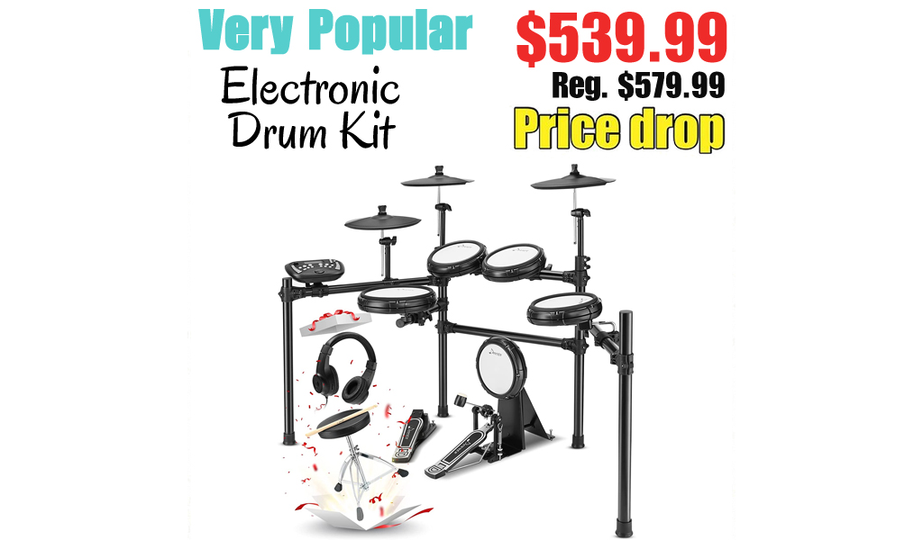 Electronic Drum Kit Only $539.99 Shipped on Amazon (Regularly $579.99)