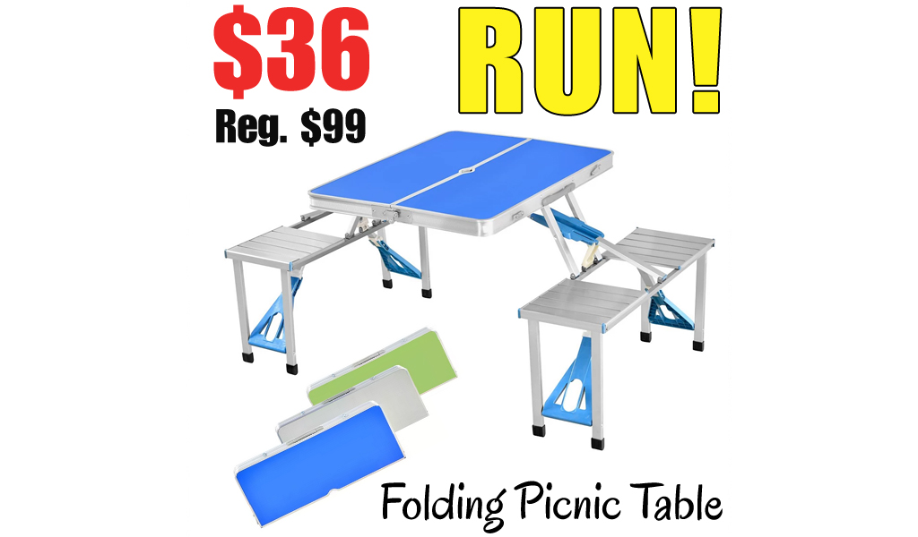 Folding Picnic Table Only $36 on Macys.com (Regularly $99)