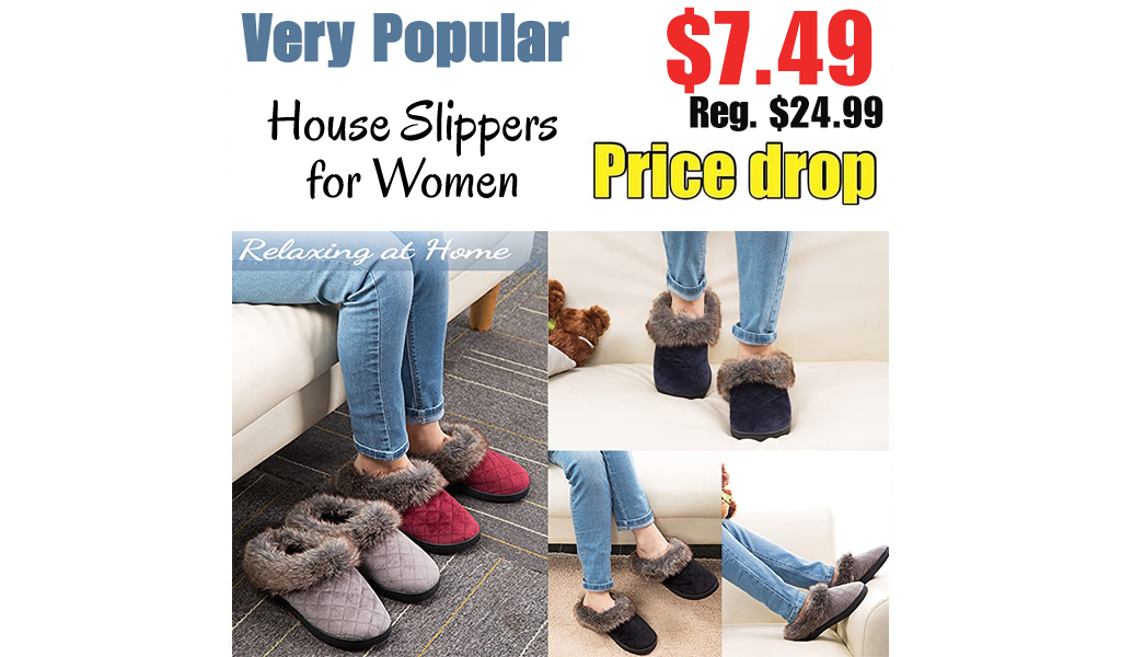 House Slippers for Women Only $7.49 Shipped on Amazon (Regularly $24.99)