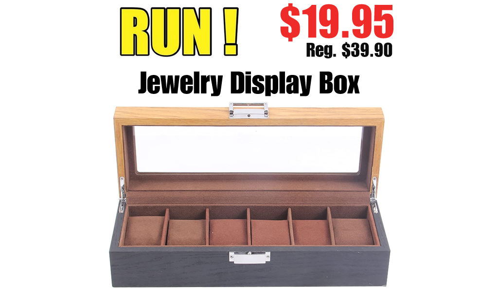Jewelry Display Box Only $19.95 Shipped on Amazon (Regularly $39.90)