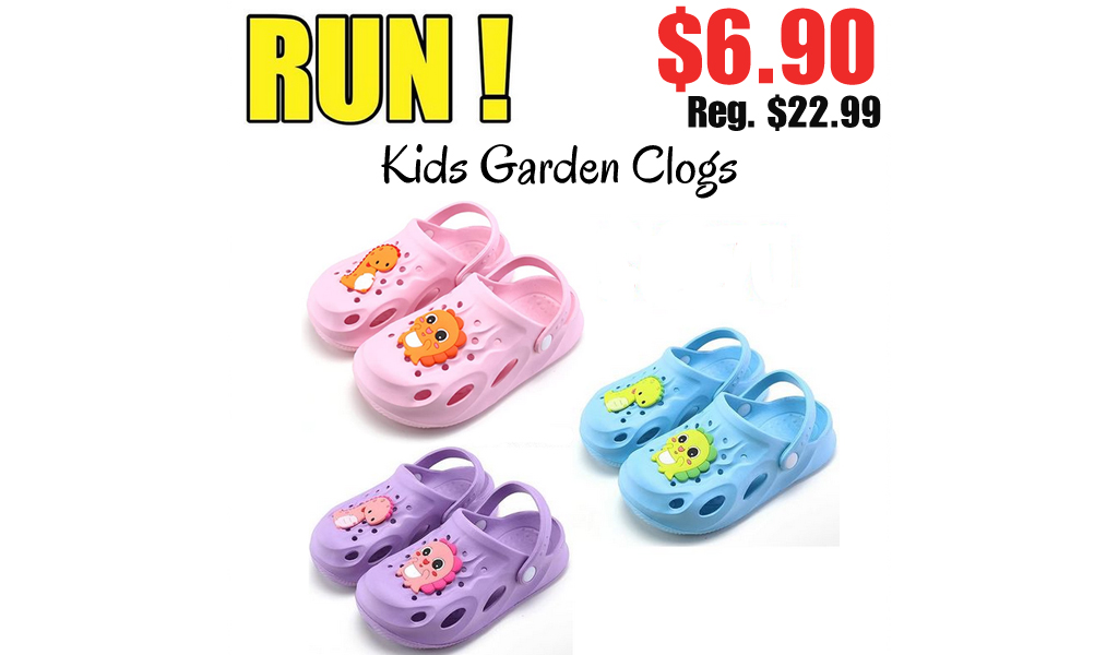 Kids Garden Clogs Only $6.90 Shipped on Amazon (Regularly $22.99)