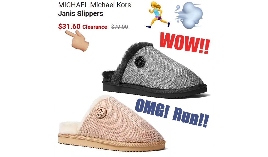 Michael Kors Slippers Just $31.60 on Belk.com (Regularly $79)