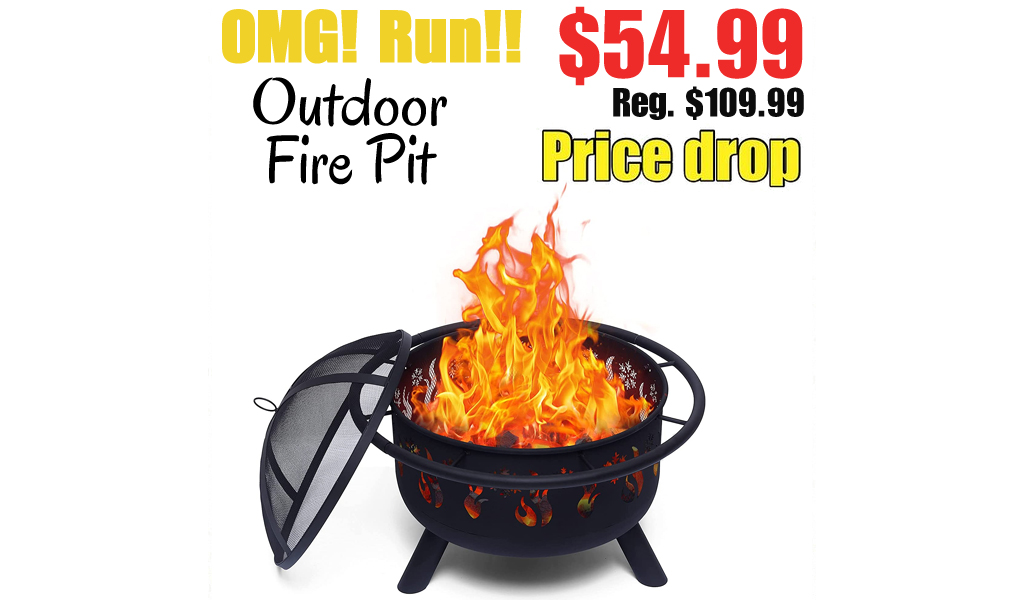 Outdoor Fire Pit Only $54.99 Shipped on Amazon (Regularly $109.99)