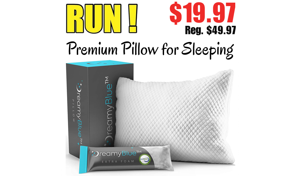 Premium Pillow for Sleeping Only $19.97 Shipped on Amazon (Regularly $49.97)