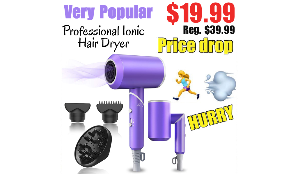 Professional Ionic Hair Dryer Only $19.99 Shipped on Amazon (Regularly $39.99)