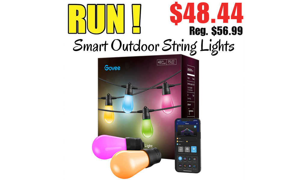 Smart Outdoor String Lights Only $48.44 Shipped on Amazon (Regularly $56.99)