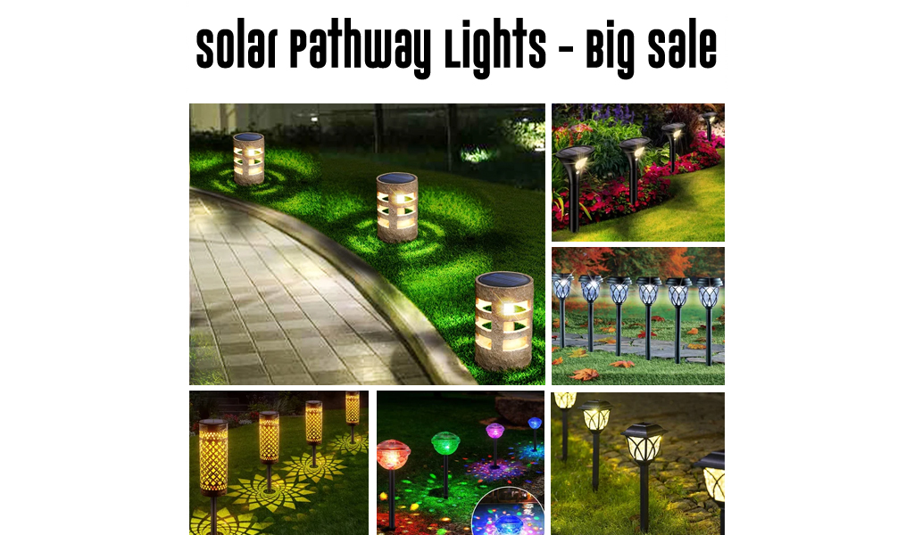 Solar Pathway Lights for Less on Wayfair - Big Sale