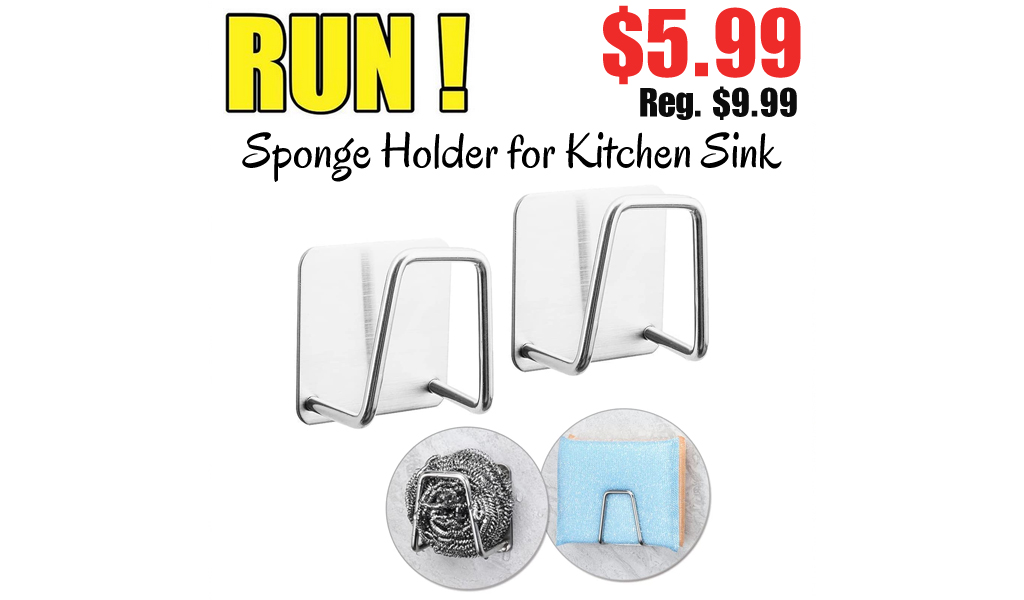 Sponge Holder for Kitchen Sink Only $5.99 Shipped on Amazon (Regularly $9.99)
