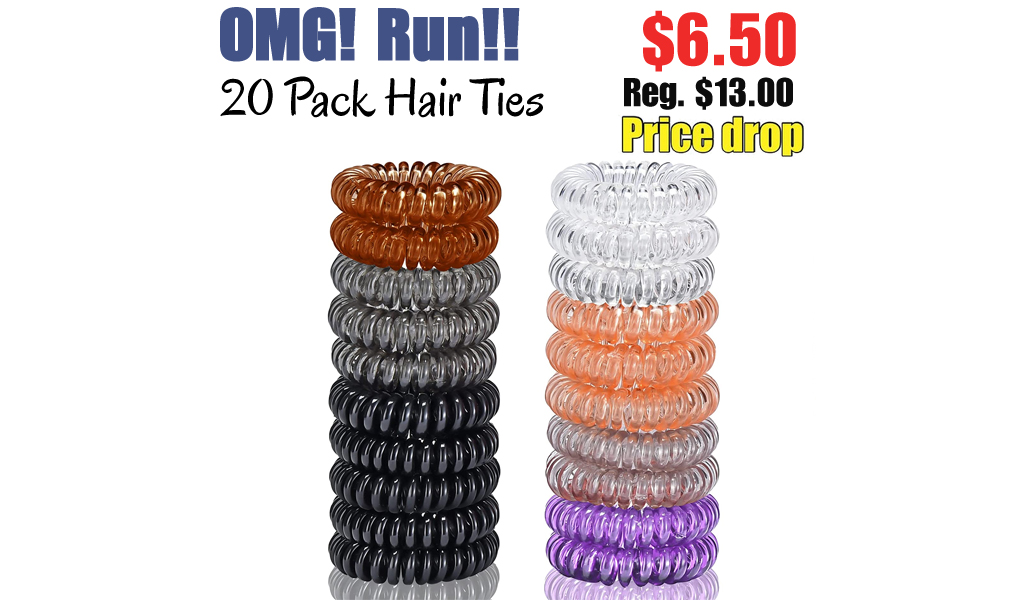 20 Pack Hair Ties Only $6.50 Shipped on Amazon (Regularly $13.00)