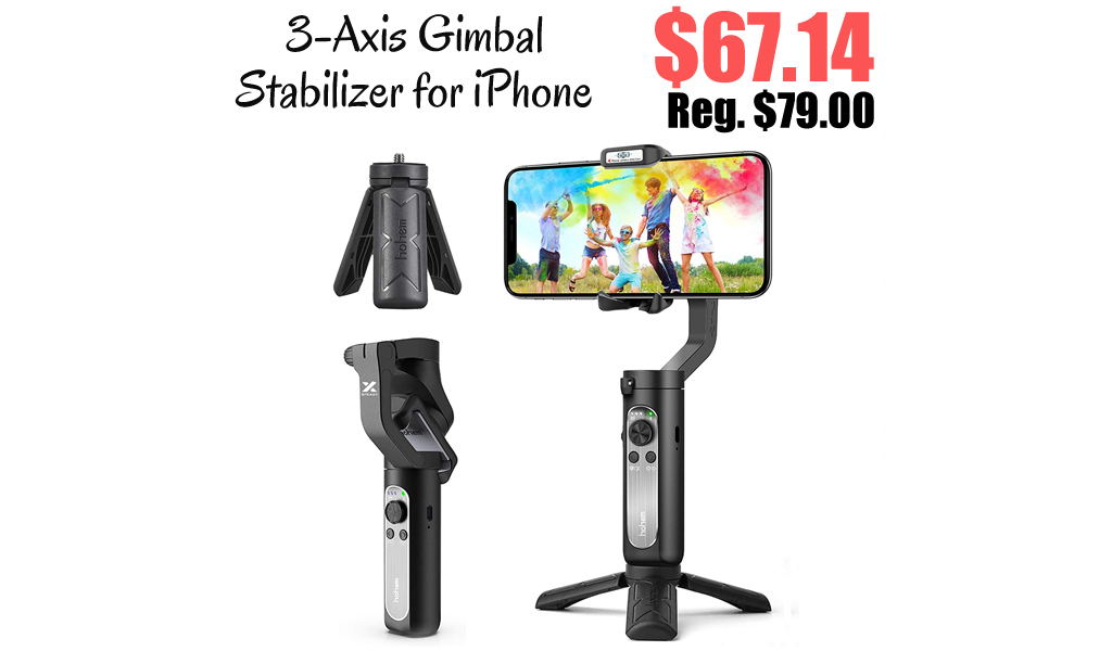 3-Axis Gimbal Stabilizer for iPhone Only $67.14 Shipped on Amazon (Regularly $79.00)