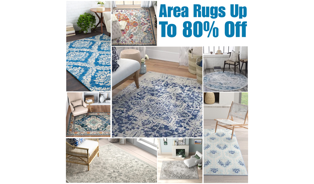 Area Rugs Up To 80% Off on Wayfair - Big Sale