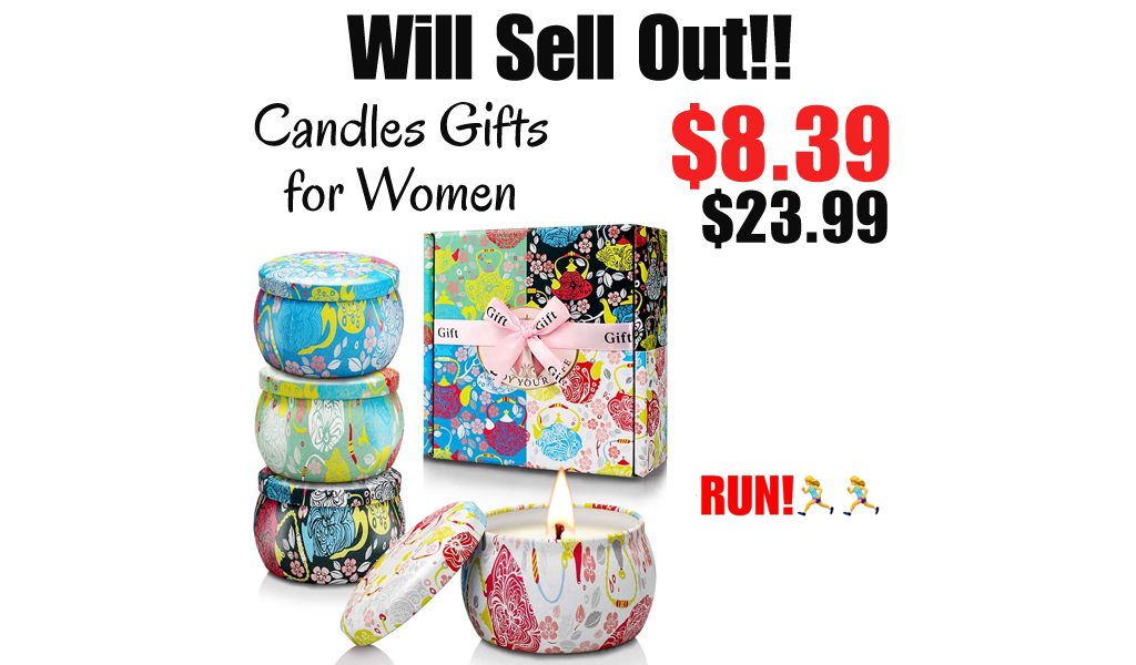 Candles Gifts for Women Only $8.39 Shipped on Amazon (Regularly $23.99)