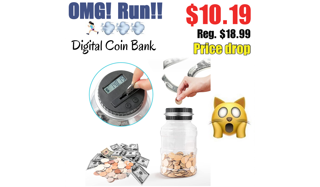 Digital Coin Bank Only $10.19 Shipped on Amazon (Regularly $18.99)
