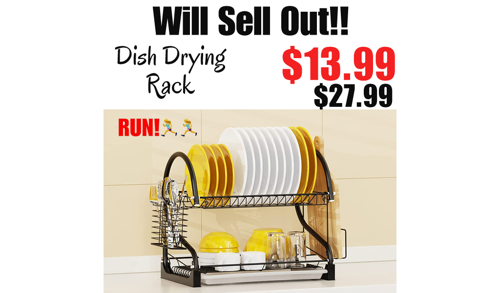 Dish Drying Rack Only $13.99 Shipped on Amazon (Regularly $27.99)