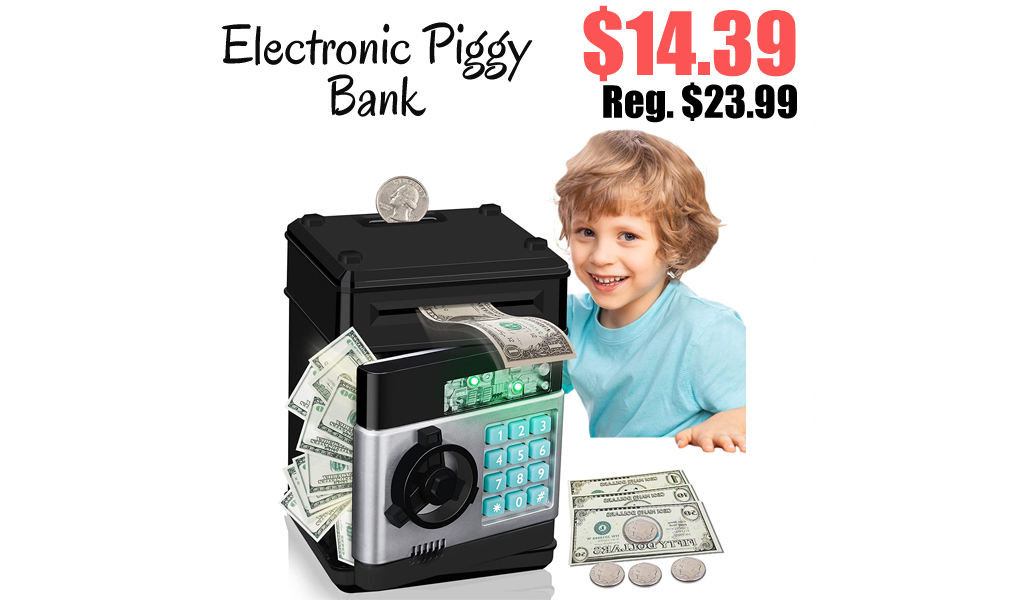 Electronic Piggy Bank Only $14.39 Shipped on Amazon (Regularly $23.99)